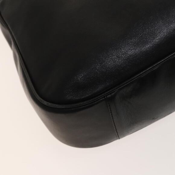 GUCCI Bamboo Shoulder Bag Enamel Black Silver 003 3444 003 GUCCI Bamboo Shoulder Bag Leather Black Gold 001 3444 001 3444
